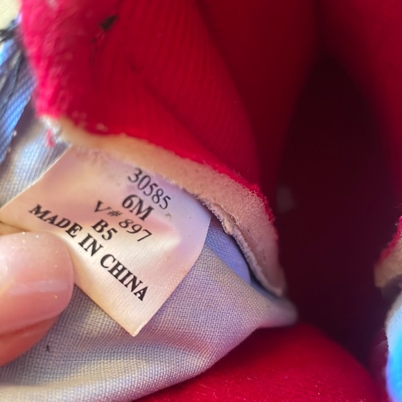 Lands End Navy and Red snow boots - Picture 10 of 11